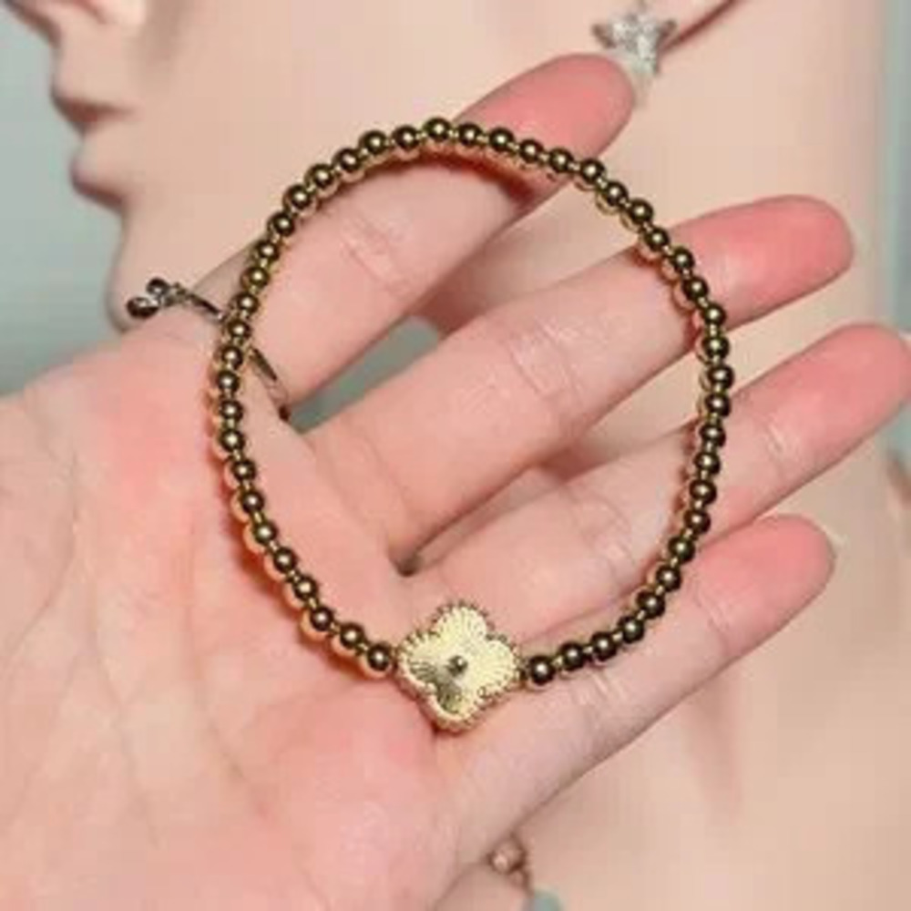 Elegant Gold Beaded Bracelet